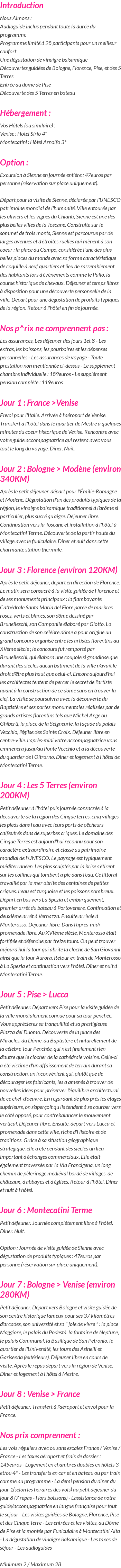 Présentation