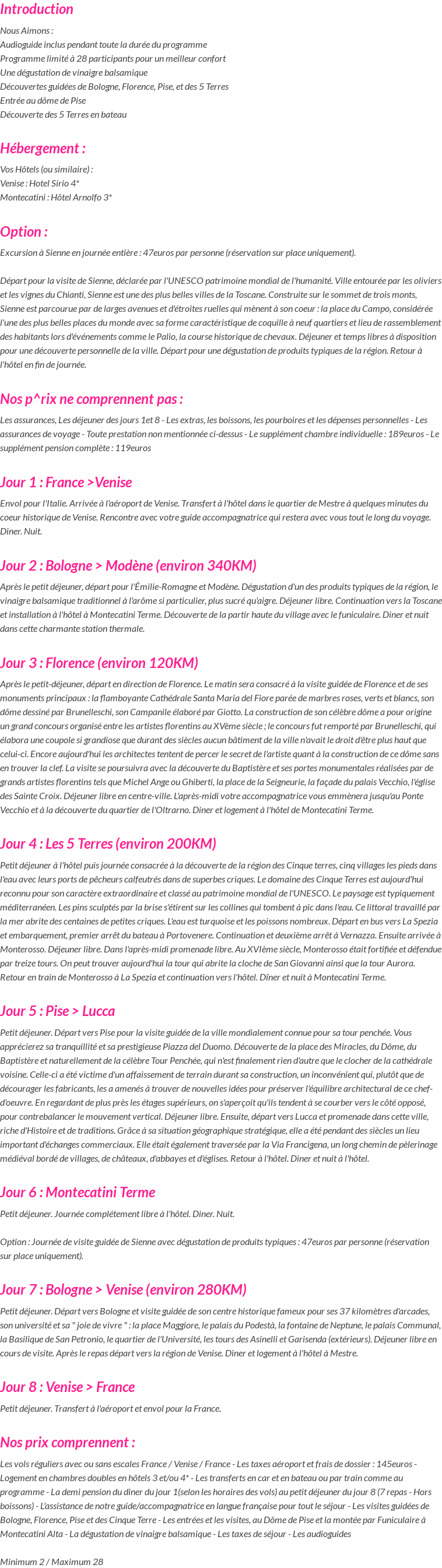 Présentation