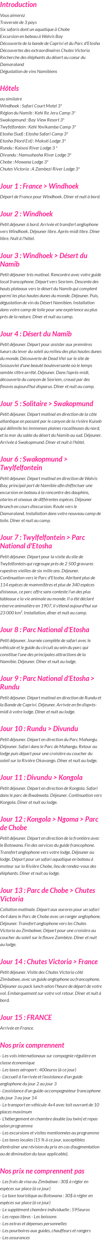 Présentation