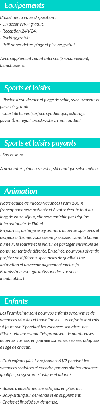 ACTIVITÉS