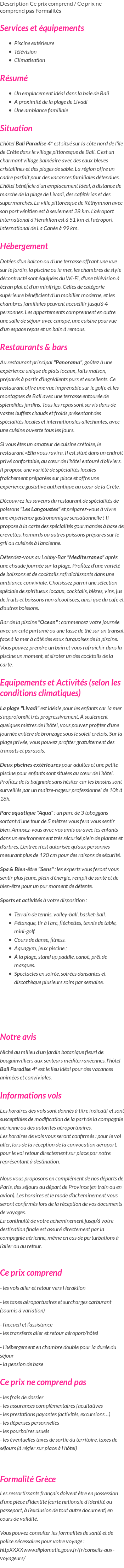 Présentation
