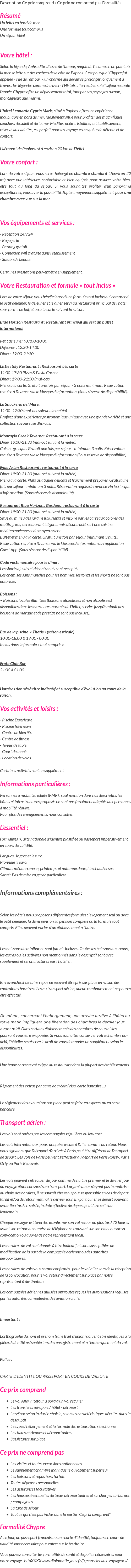 Présentation