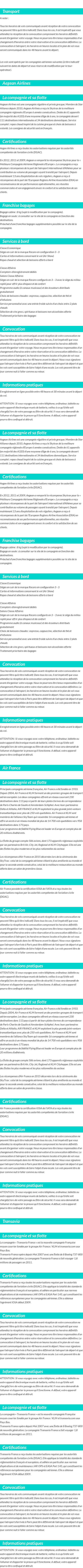 Transport