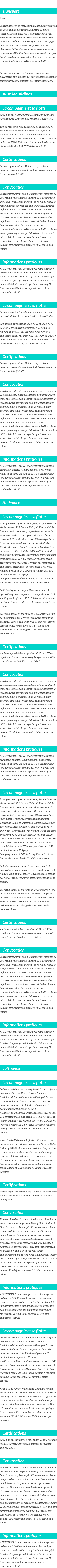 Transport