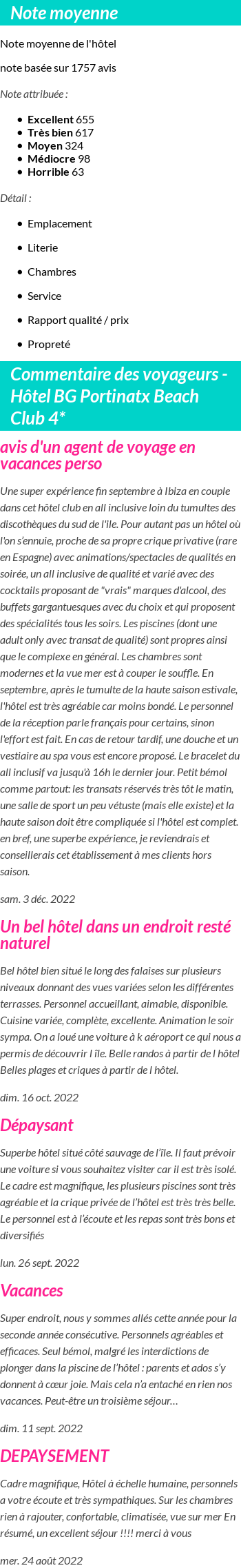 Avis clients