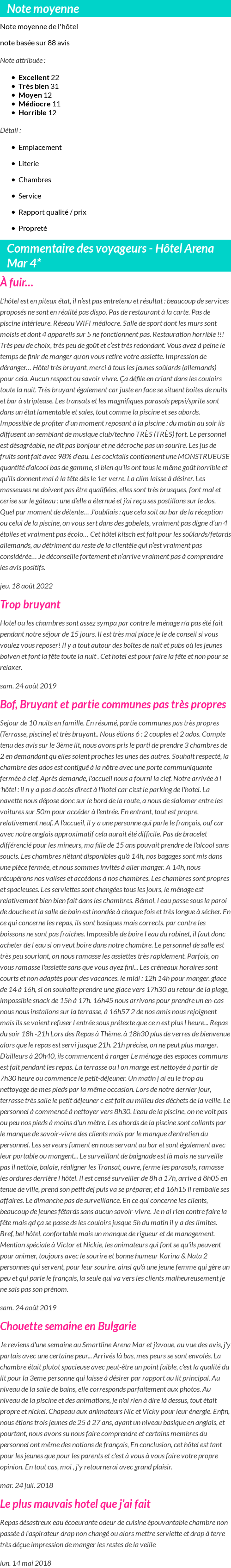 Avis clients