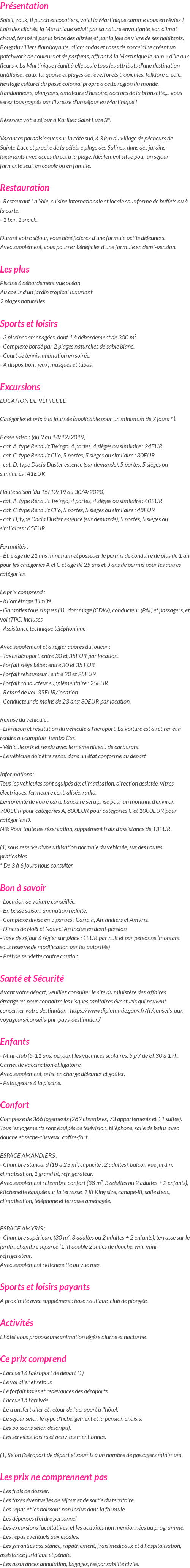 Présentation