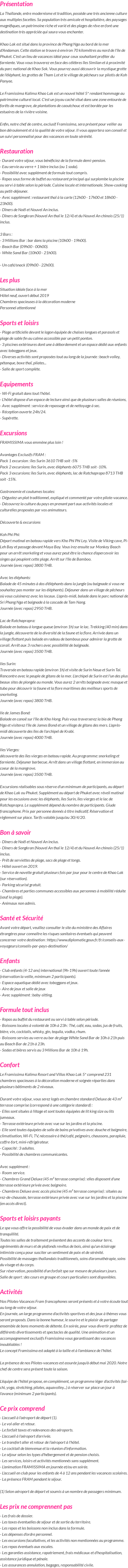 Présentation