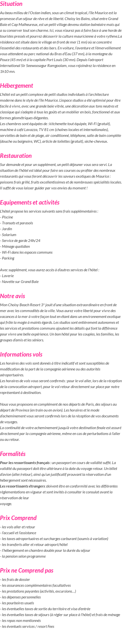Présentation