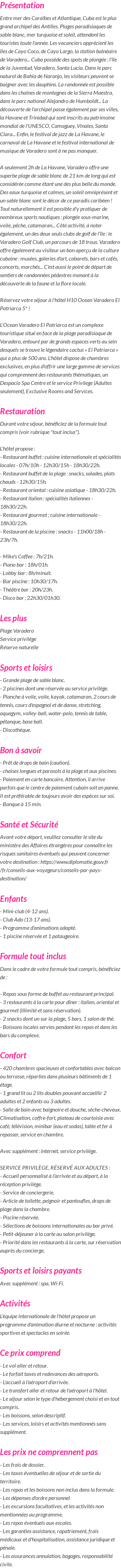 Présentation
