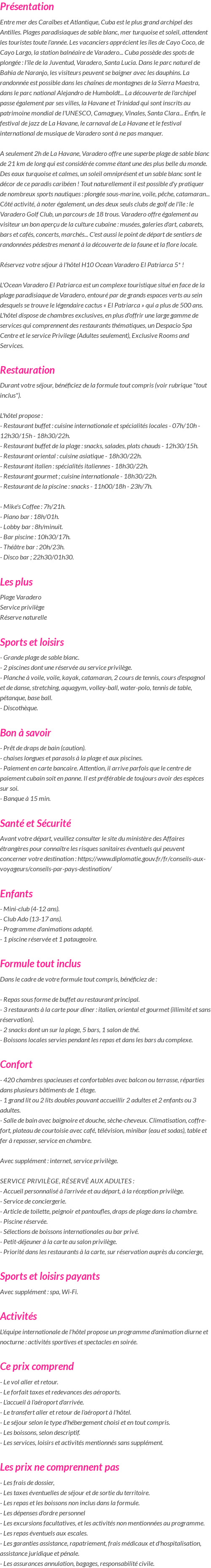Présentation