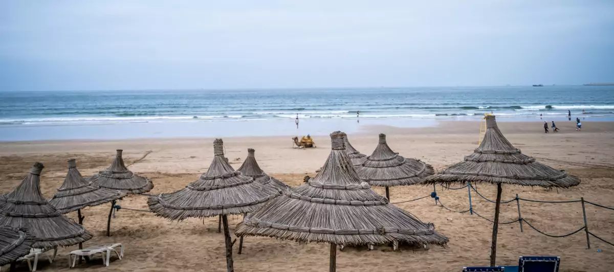 Plage à Agadir au Maroc