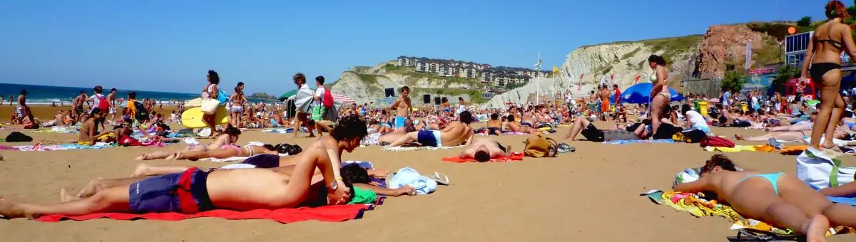 Plage du pays-basque Espagnol