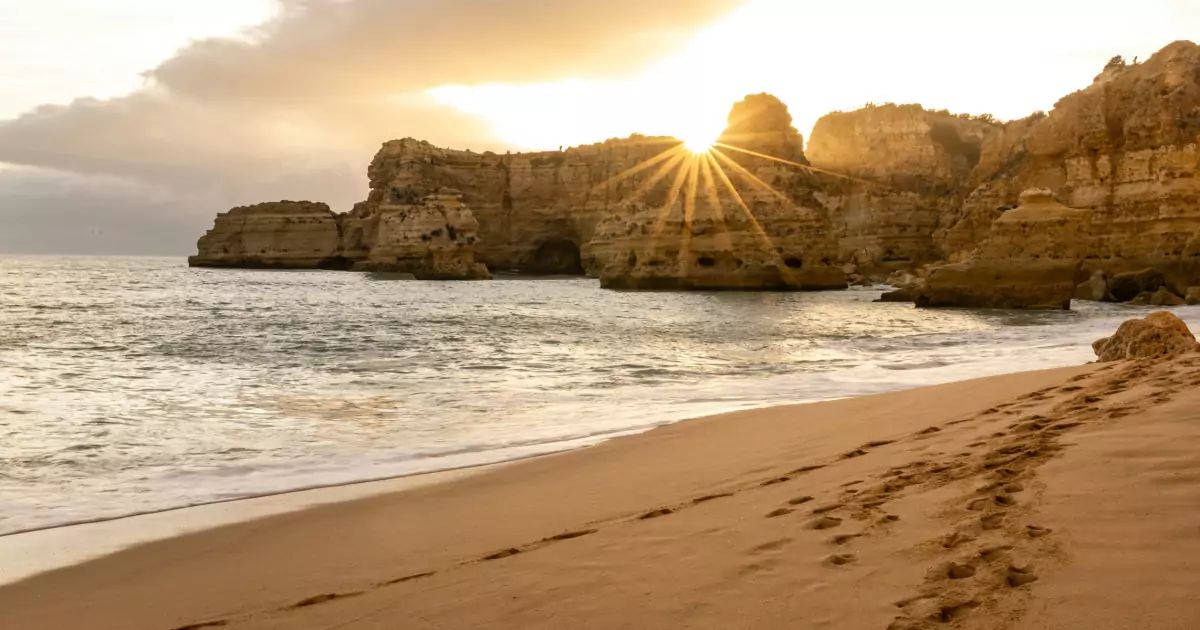 Praia da Marinha au Portugal