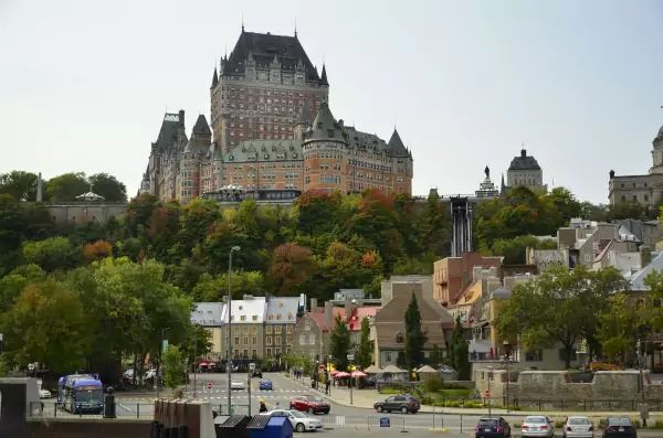 Le château Frontenac au Québec