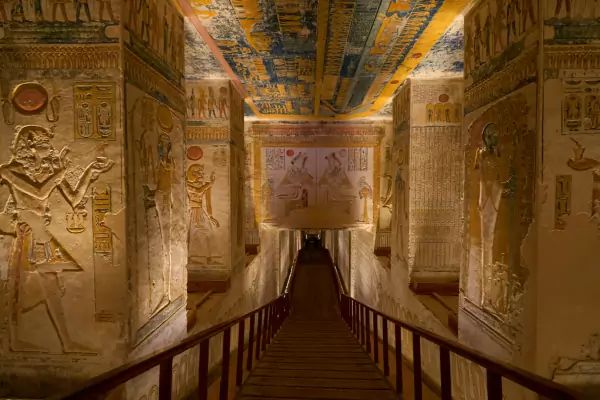 Tombe de Pharaon à Louxor en Egypte