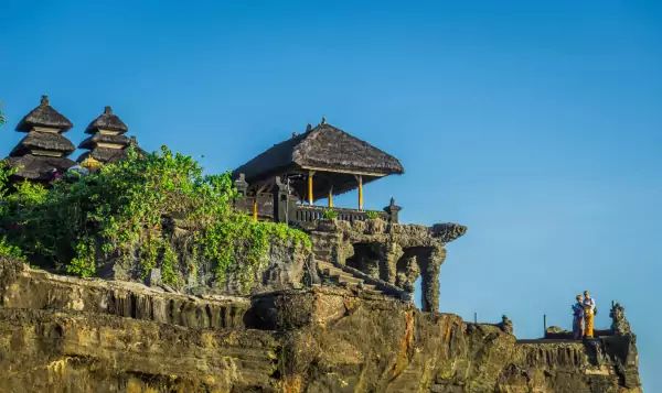 Le temple de Tanah Lot à Bali