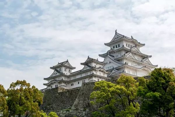 Château du héron blanc au Japon