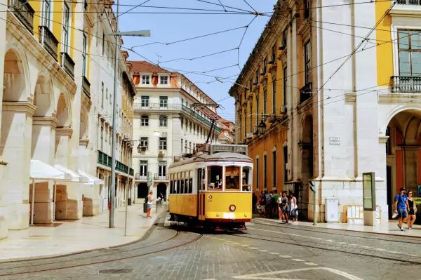 Tramway à Lisbonne