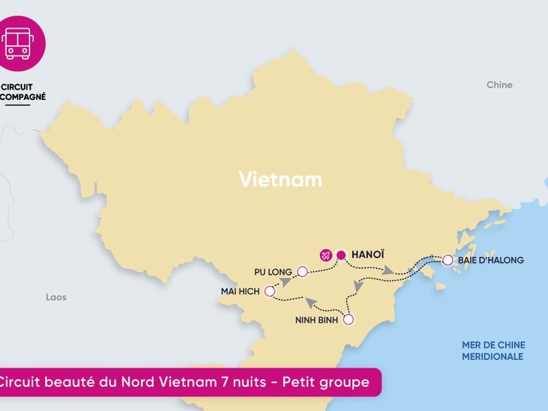 Circuit Beauté du Nord Vietnam pas cher photo 2