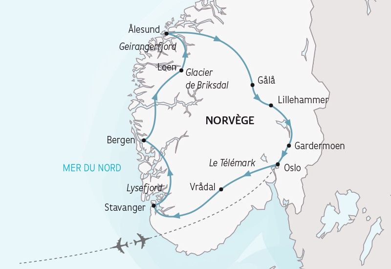 Circuit Le Grand Tour des Fjords de Norvège pas cher photo 1