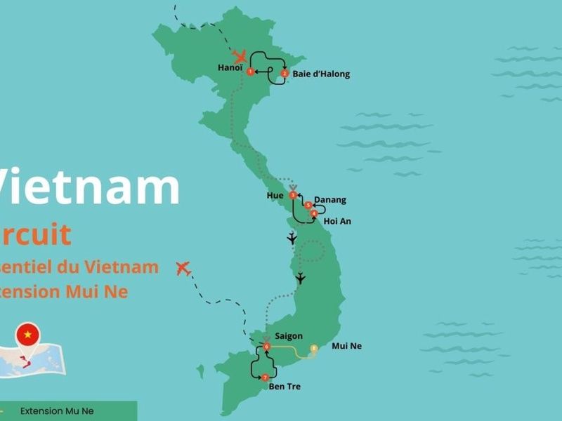Circuit Privatif l'Essentiel du Vietnam et extension à Mui Ne pas cher photo 2