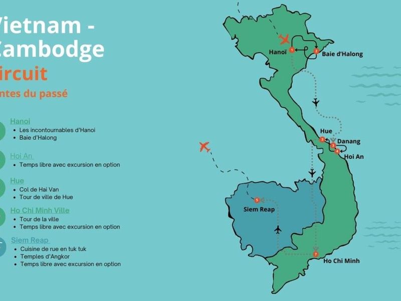 Circuit Privatif Contes du Passé Vietnam et Cambodge pas cher photo 2