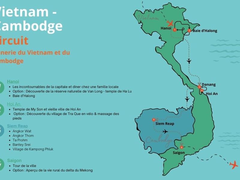 Circuit Privatif Flanerie du Vietnam au Cambodge pas cher photo 2