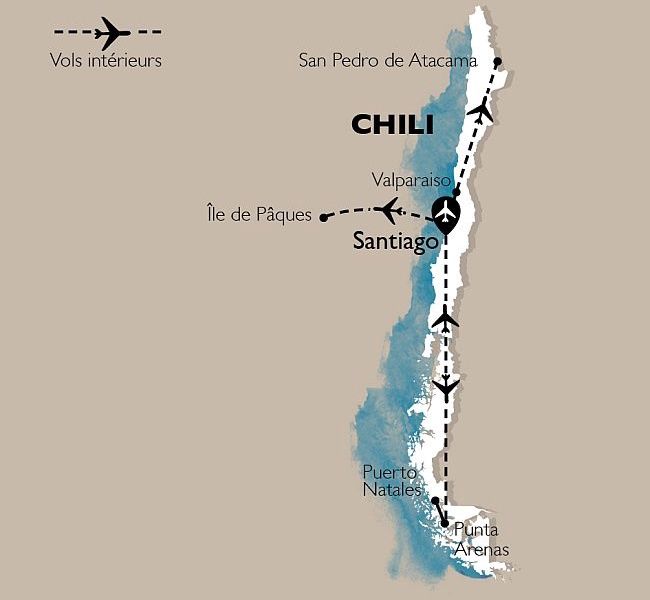 Circuit Beautés sauvages du Chili et Ile de Pâques 2020 - 18 personnes maximum pas cher photo 1