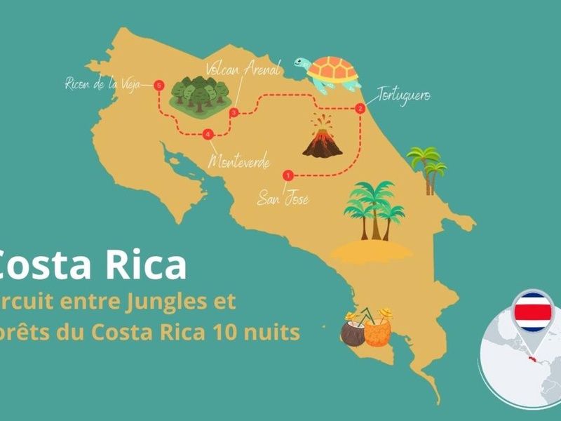 Circuit entre Jungles et Forêts du Costa Rica & Tortuguero (petit groupe) pas cher photo 2