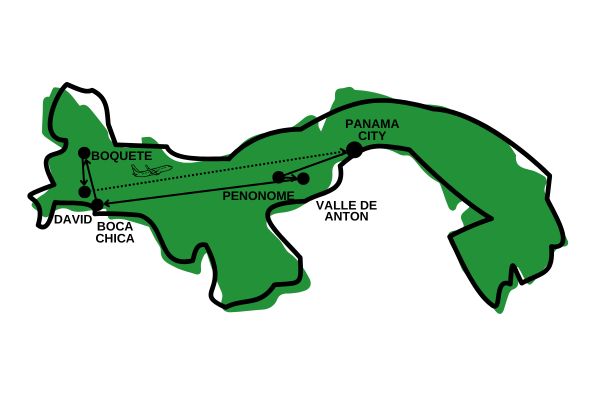 Circuit Panama, Couleur Café pas cher photo 2