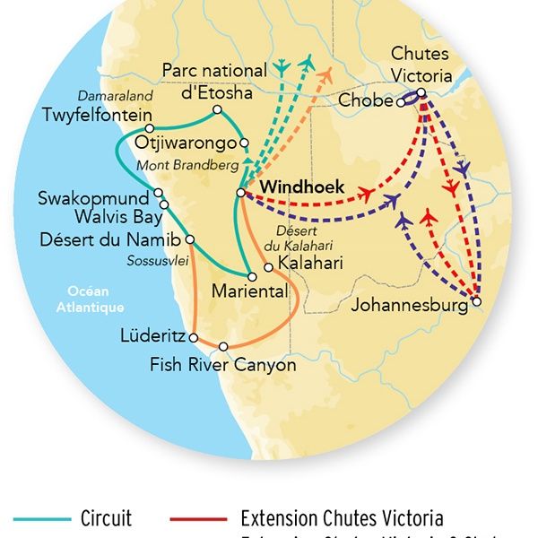 Splendeurs de Namibie et Séjour Chobe et Chutes Victoria 16J/13N pas cher photo 2