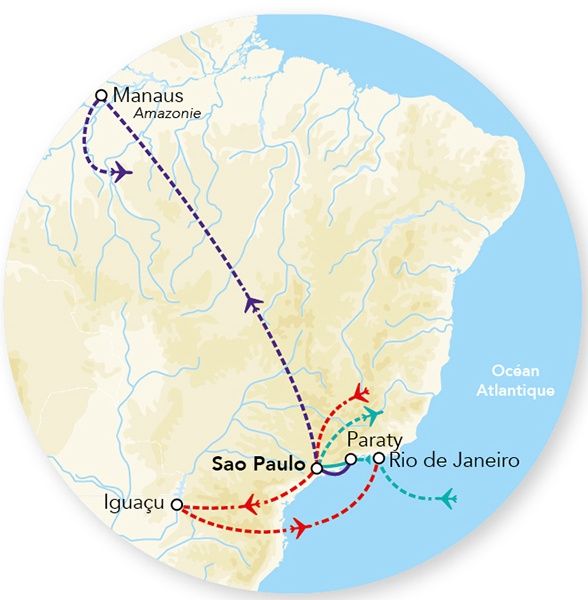 Combiné Séjour aux Chutes d'Iguaçu et Splendeurs du Brésil pas cher photo 2