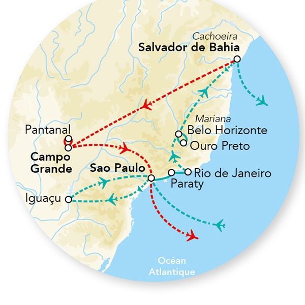 Circuit Merveilles du Brésil et Séjour Pantanal pas cher photo 2