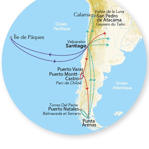 Circuit Merveilles du Chili et Séjour Île de Pâques pas cher photo 2