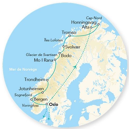 Circuit Splendeurs des Fjords & du Cap Nord 11J/10N - 2026 pas cher photo 2
