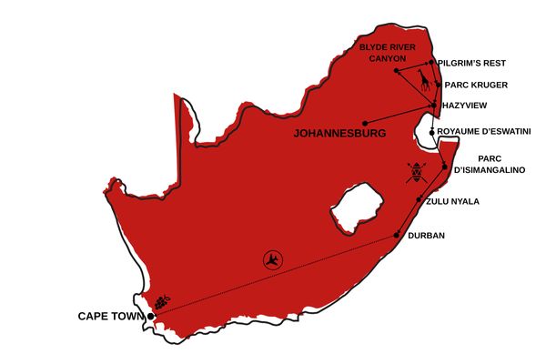 Circuit Du Parc Kruger au Cap de Bonne Espérance pas cher photo 2