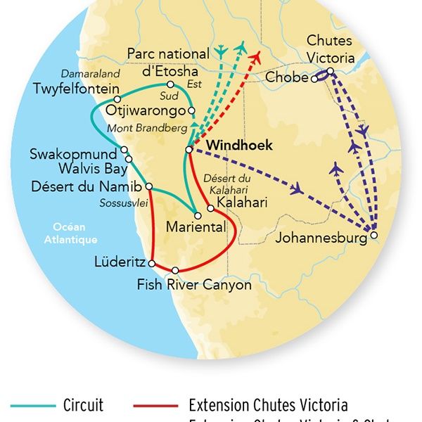 Circuit Merveilles de Namibie et Séjour Fish River Canyon 18J/15N pas cher photo 3