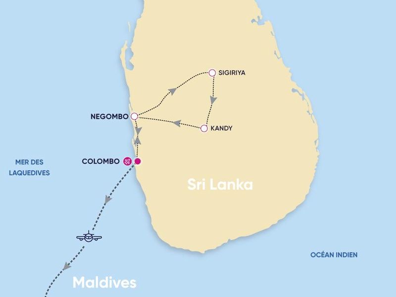 Circuit Trésors de Ceylan et plage des Maldives 4* pas cher photo 2