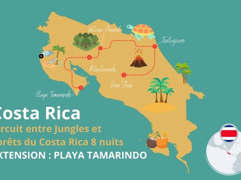 Circuit entre Jungles et Forêts du Costa Rica et extension Playa Tamarindo pas cher photo 38