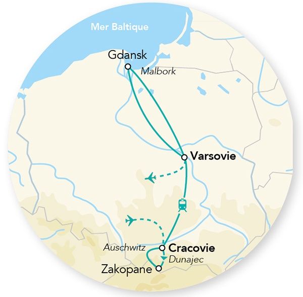 Circuit Merveilles de Pologne 09J/8N - 2026 pas cher photo 2