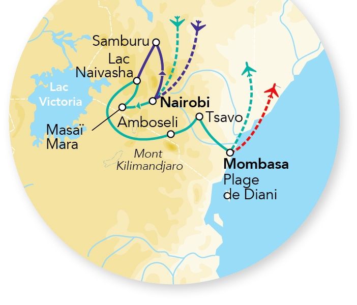 Circuit Merveilles du Kenya Mara pas cher photo 2