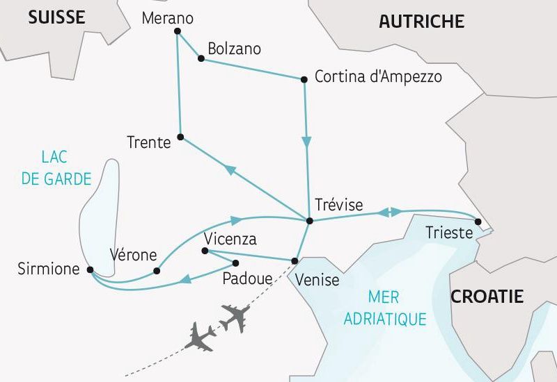 Circuit La Vénétie, le Frioul et les Dolomites pas cher photo 1