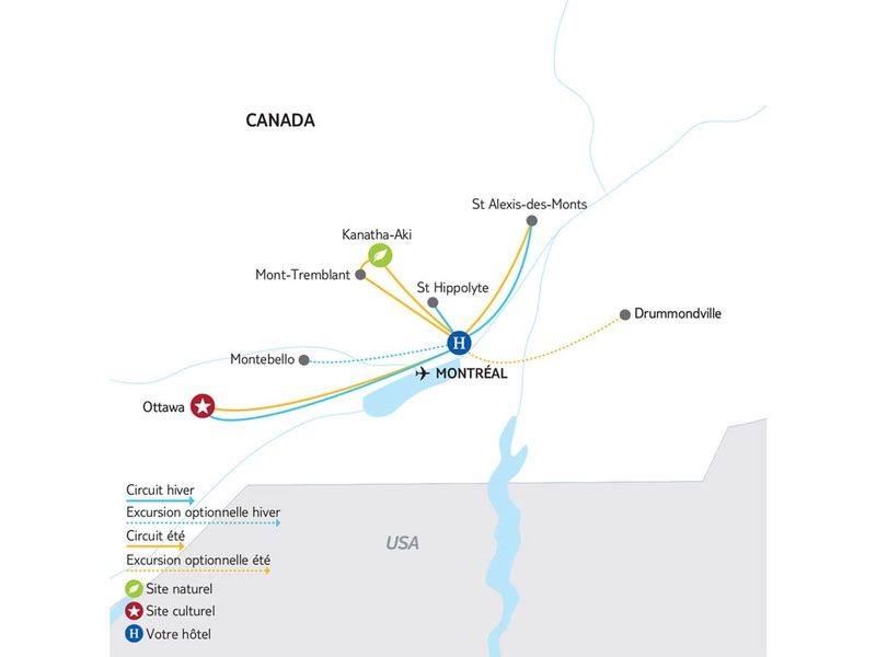 Circuit en étoile à Montréal + extension Québec pas cher photo 10