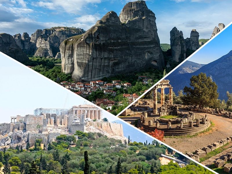 Circuit Grèce classique & Météores 3* ou 4* pas cher