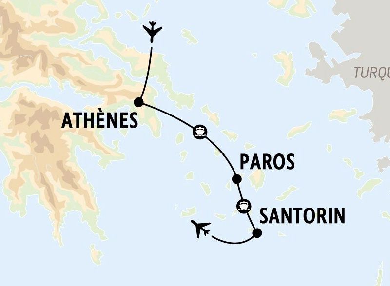 Combiné Athènes et les Cyclades, Paros et Santorin 3* pas cher photo 2