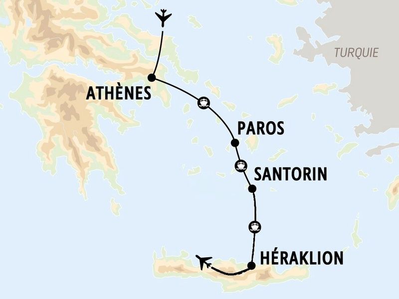 Combiné Athènes et les Cyclades extension Crète - 12 jours / 11 nuits - 3*/4* pas cher photo 2