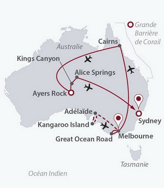 CIRCUIT ODYSSEE AUSTRALIENNE PROLOGUE KANGAROO ISLAND pas cher photo 15