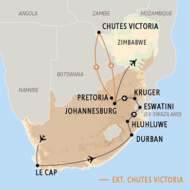 Circuit 1er Regard Afrique du Sud & Extension Chutes Victoria pas cher photo 10
