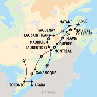Autotour Panoramas sur le Québec, Ontario & Niagara + Gaspésie pas cher photo 27